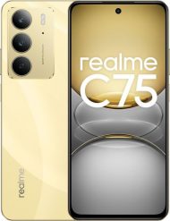 Smartfon Realme C75 8/256GB Złoty (Lightning Gold). Żółte smartfony realme. Za 657.60 zł.