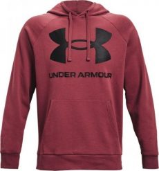 Under Armour Czerwony S. Czerwone bluzy męskie Under Armour, m, bez wzorów, bez ramiączek, bez kaptura. Za 177.53 zł.