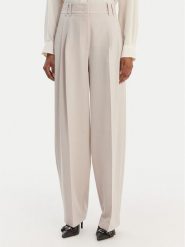 Patrizia Pepe Spodnie materiałowe 8P0794/A498-S748 Szary Regular Fit. Szare spodnie materiałowe damskie Patrizia Pepe, bez wzorów, z materiału. Za 1,249.00 zł.