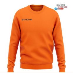 Bluza piłkarska dla dorosłych Givova Maglia One pomarańczowa. Brązowe bluzy męskie Givova, m, bez wzorów, sportowe, bez ramiączek, bez kaptura. Za 112.96 zł.