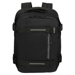 Plecak American Tourister Laptop. Czarne plecaki męskie American Tourister, bez wzorów, z materiału. Za 359.99 zł.