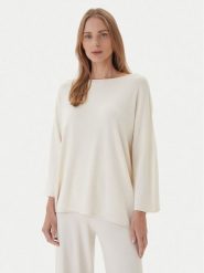 Kontatto Sweter 3M0801C Écru Regular Fit. Swetry nierozpinane damskie Kontatto, m, bez wzorów, z syntetyku, bez kołnierzyka, bez ramiączek. Za 269.99 zł.