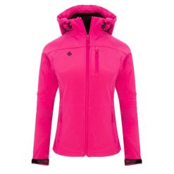 Kurtka STRATUS W Soft Shell z membraną AWPS – wodoodporna, termiczna i wiatroszc. Czerwone kurtki sportowe damskie IZAS, m, bez wzorów, z softshellu, bez ramiączek, bez kaptura, trekkingowe. Za 319.10 zł.