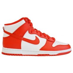 Buty sportowe męskie Nike Dunk High University. Białe buty sportowe męskie Nike, bez wzorów, bez zapięcia. Za 734.80 zł.