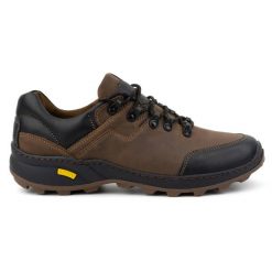 KENT Buty męskie trekkingowe 515 brązowe. Brązowe trekkingi męskie na jesień, z jeansu, bez zapięcia. Za 351.82 zł.