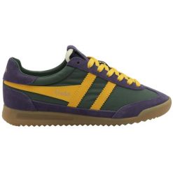 Sneakersy damskie Gola Firefly. Zielone obuwie sportowe damskie Gola, bez wzorów, bez zapięcia. Za 427.50 zł.