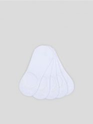 Skarpetki 5 pack - biały. Białe skarpety męskie Sinsay, bez wzorów. Za 12.99 zł.