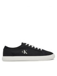 Calvin Klein Jeans Tenisówki Ess Vulc Low Mg Canvas YM0YM01209 Czarny. Czarne trampki męskie Calvin Klein Jeans, bez wzorów, z jeansu, bez zapięcia. Za 169.99 zł.