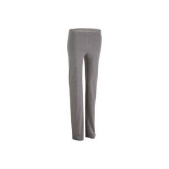 Legginsy Regular Gym & Pilates FIT+ 500 damskie. Niebieskie legginsy damskie DOMYOS, bez wzorów, z bawełny. Za 39.99 zł.