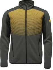 Męski sweter sportowy Loap Gandalf szaro-żółty. Szare swetry męskie Scarpa, l, bez wzorów, z elastanu, sportowe, bez kołnierzyka, bez ramiączek. Za 170.39 zł.
