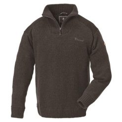 Sweter męski Pinewood Hurricane. Brązowe swetry męskie Pinewood, m, bez wzorów, sportowe, bez kołnierzyka, bez ramiączek. Za 559.99 zł.
