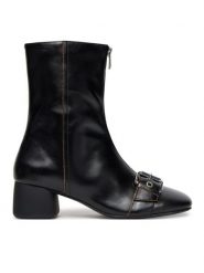 Vagabond Shoemakers Botki Livia 6056-199-20 Czarny. Czarne botki damskie Vagabond Shoemakers, bez wzorów, ze skóry, bez obcasa, na słupku, bez zapięcia. Za 649.99 zł.