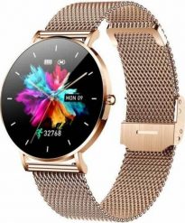 Smartwatch Manta Alexa Złoty (SWU501GD). Żółte zegarki smartwatch MANTA, bez wzorów. Za 232.99 zł.