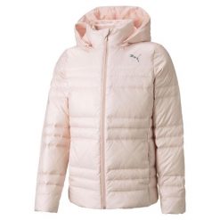 Puma Kurtka Light Goose Down 53194436. Czerwone kurtki sportowe damskie Puma, m, bez wzorów, z puchu, bez ramiączek, bez kaptura. Za 324.62 zł.