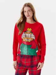 United Colors Of Benetton Koszulka piżamowa 3DKE3M06L Czerwony Regular Fit. Czerwone koszule nocne damskie United Colors Of Benetton, bez wzorów, z bawełny, bez ramiączek. Za 159.99 zł.