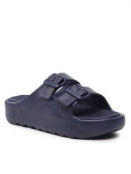 Gap Klapki Virginia GAO001F2SWELYB Granatowy. Niebieskie klapki damskie GAP, bez wzorów, z tworzywa sztucznego, bez obcasa, bez zapięcia. Za 159.99 zł.