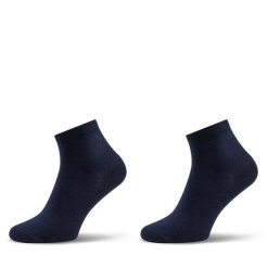 Skarpety krótkie Tommy Hilfiger. Niebieskie skarpetki damskie Tommy Hilfiger, bez wzorów. Za 49.99 zł.
