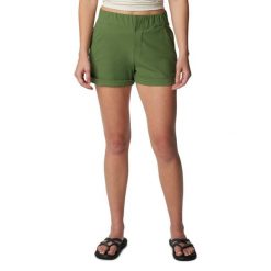 Spodenki krótkie damskie Columbia Firwood Camp II Short. Zielone szorty damskie Columbia, bez wzorów, sportowe. Za 159.99 zł.