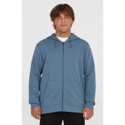 Bluza męska z kapturem O'Neill Small Logo Fz. Niebieskie bluzy sportowe męskie O'Neill, m, bez wzorów, z kapturem. Za 349.00 zł.