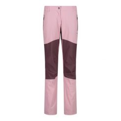 Spodnie damskie CMP. Czerwone spodnie sportowe damskie CMP, na lato, bez wzorów, sportowe, trekkingowe. Za 348.00 zł.