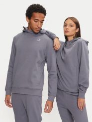 K-Way Bluza Le Vrai Durance K3123QW Niebieski Regular Fit. Niebieskie bluzy męskie K-Way, m, bez wzorów, z bawełny, bez ramiączek, bez kaptura. Za 309.99 zł.