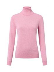 Franco Callegari Sweter z kaszmiru Kobiety Kaszmir różowy, XL. Czerwone swetry nierozpinane damskie Franco Callegari, xl, bez wzorów, z kaszmiru, bez kołnierzyka, bez ramiączek. Za 499.95 zł.