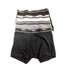 Bokserki Sportowe Męskie Puma Basic Brand Elastic 4-Pack. Bielizna sportowa męska Puma, m, bez wzorów. Za 188.99 zł.