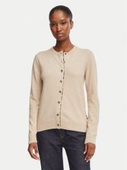 Barbour Kardigan Pendle LKN1076BE54 Beżowy Regular Fit. Brązowe kardigany damskie Barbour, bez wzorów, z bawełny, bez kołnierzyka. Za 634.99 zł.