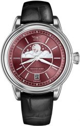 Zegarek damski Aviator V.1.33.0.264.4.BM czarny. Czarne zegarki damskie AVIATOR. Za 2,874.51 zł.