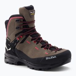 Buty trekkingowe damskie Salewa MTN Trainer 2 Mid GTX bungee. Brązowe obuwie trekkingowe damskie Salewa, z gore-texu, bez zapięcia. Za 1,050.50 zł.