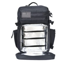 Plecak do CrossTraining i podróży ELITRAINX 45L. Czarne plecaki damskie ELITEX TRAINING, bez wzorów. Za 273.99 zł.