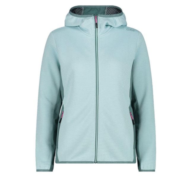 Bluza damska turystyczna CMP 35E6416. Niebieskie bluzy damskie CMP, s, bez wzorów, z polaru, bez ramiączek, bez kaptura. Za 308.50 zł.