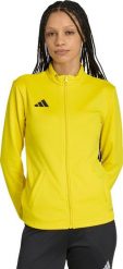 Adidas Bluza damska adidas Entrada 26 Track żółta JZ6595 M. Żółte bluzy damskie Adidas, m, bez wzorów, bez ramiączek, bez kaptura. Za 193.31 zł.