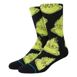 Skarpety turystyczne Stance Mean One. Czarne skarpetki damskie Stance, bez wzorów. Za 46.99 zł.