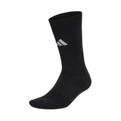 Skarpety adidas Football Crew Performance Socks Cushioned. Czarne skarpety męskie Adidas, bez wzorów, z bawełny. Za 50.99 zł.