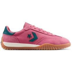 Buty sportowe Converse Run Star Trainer Suede. Czerwone buty sportowe męskie Converse, bez wzorów, z zamszu, bez zapięcia, na fitness i siłownię. Za 590.00 zł.