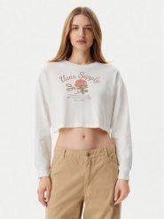 Vans Bluzka Supply Boutique VN000MDC Écru Relaxed Fit. Bluzki damskie Vans, xs, bez wzorów, z bawełny, bez kołnierzyka, bez ramiączek. Za 109.99 zł.