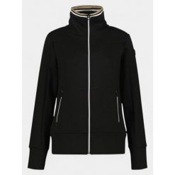 Sweter damski Luhta Ingby. Czarne swetry nierozpinane damskie Luhta, s, bez wzorów, z materiału, sportowe, bez kołnierzyka, bez ramiączek. Za 399.00 zł.