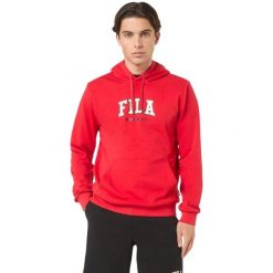 Bluza męska Fila polarowa Rifredi. Czerwone bluzy męskie Fila, m, bez wzorów, z polaru, bez kaptura. Za 194.99 zł.