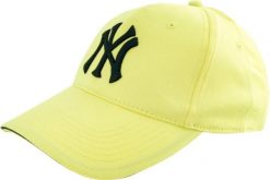Czapka Ny Flex w kolorze żółtym. Żółte czapki damskie New Era, bez wzorów, z bawełny. Za 170.99 zł.