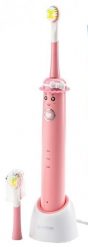Szczoteczka soniczna Oromed Oro-Sonic Kids różowy. Czerwone szczoteczki soniczne OROMED. Za 129.90 zł.