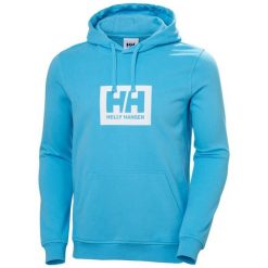 Bluza Helly Hansen Box. Niebieskie bluzy męskie Helly Hansen, m, bez wzorów, z kapturem. Za 361.50 zł.
