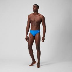 Kąpielówki Speedo Eco+ 7 cm. Niebieskie kąpielówki męskie Speedo, m, bez wzorów, z poliesteru. Za 151.74 zł.