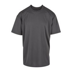 Męska Koszulka Sportowa E. Szare koszulki sportowe męskie BUILD YOUR BRAND, m, bez wzorów, bez ramiączek, trekkingowe. Za 83.99 zł.