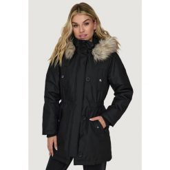 Parka Kobieta ONLY ONLIRIS FUR WINTER PARKA CC 2023 OTW. Czarne parki damskie ONLY, na zimę, bez wzorów, bez kaptura. Za 296.70 zł.