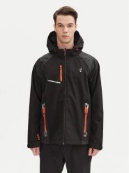 Aulp Kurtka softshell Robin Czarny Regular Fit. Czarne kurtki sportowe męskie Aulp, m, bez wzorów, z softshellu, bez kaptura, outdoorowe. Za 309.99 zł.