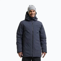 Kurtka męska Didriksons Tempest Parka. Niebieskie kurtki męskie Didriksons, l, bez wzorów, z materiału, bez kołnierzyka, bez kaptura. Za 1,429.00 zł.