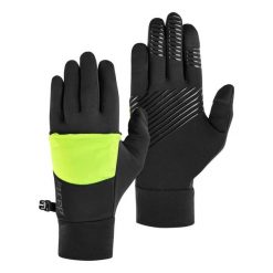 Ciepłe zimowe rękawiczki 2w1 odblaskowe z powłoką touchscreen CEP unisex. Czarne rękawiczki damskie CEP, na zimę, bez wzorów. Za 119.00 zł.