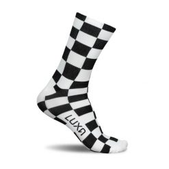 Skarpetki Rowerowe Unisex Luxa Squares. Białe skarpetki damskie LUXA, bez wzorów, z elastanu. Za 69.00 zł.