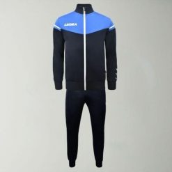 Dres gimnastyczny sender męski niebieski bluette. Niebieskie komplety dresowe męskie Legea, m, bez wzorów, z dresówki. W wyprzedaży za 139.50 zł.